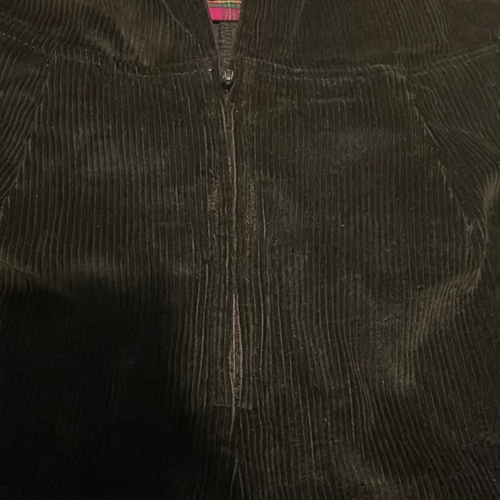 Vintage 90s Corduroy Overalls “whatever” and peace sign details - Picture 13 of 14